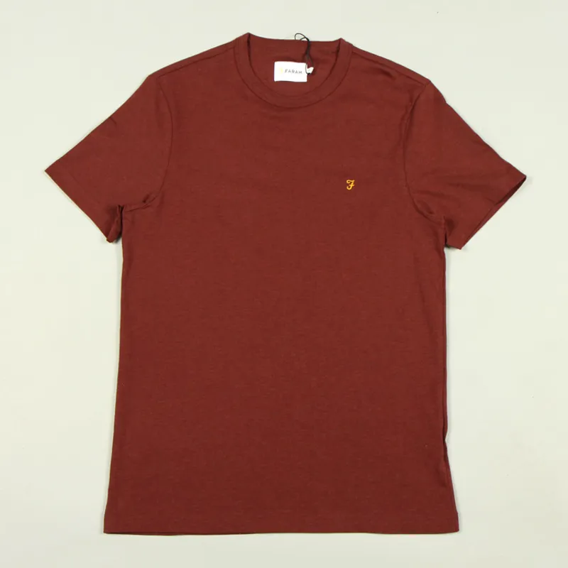 Farah Danny T-Shirt - Farah Red Marl
